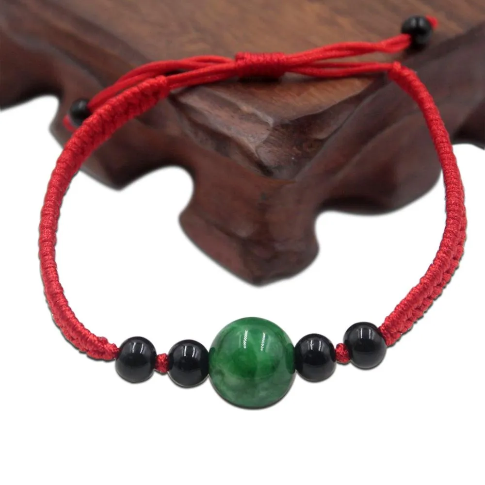 Luck and Success Jade String Bracelet