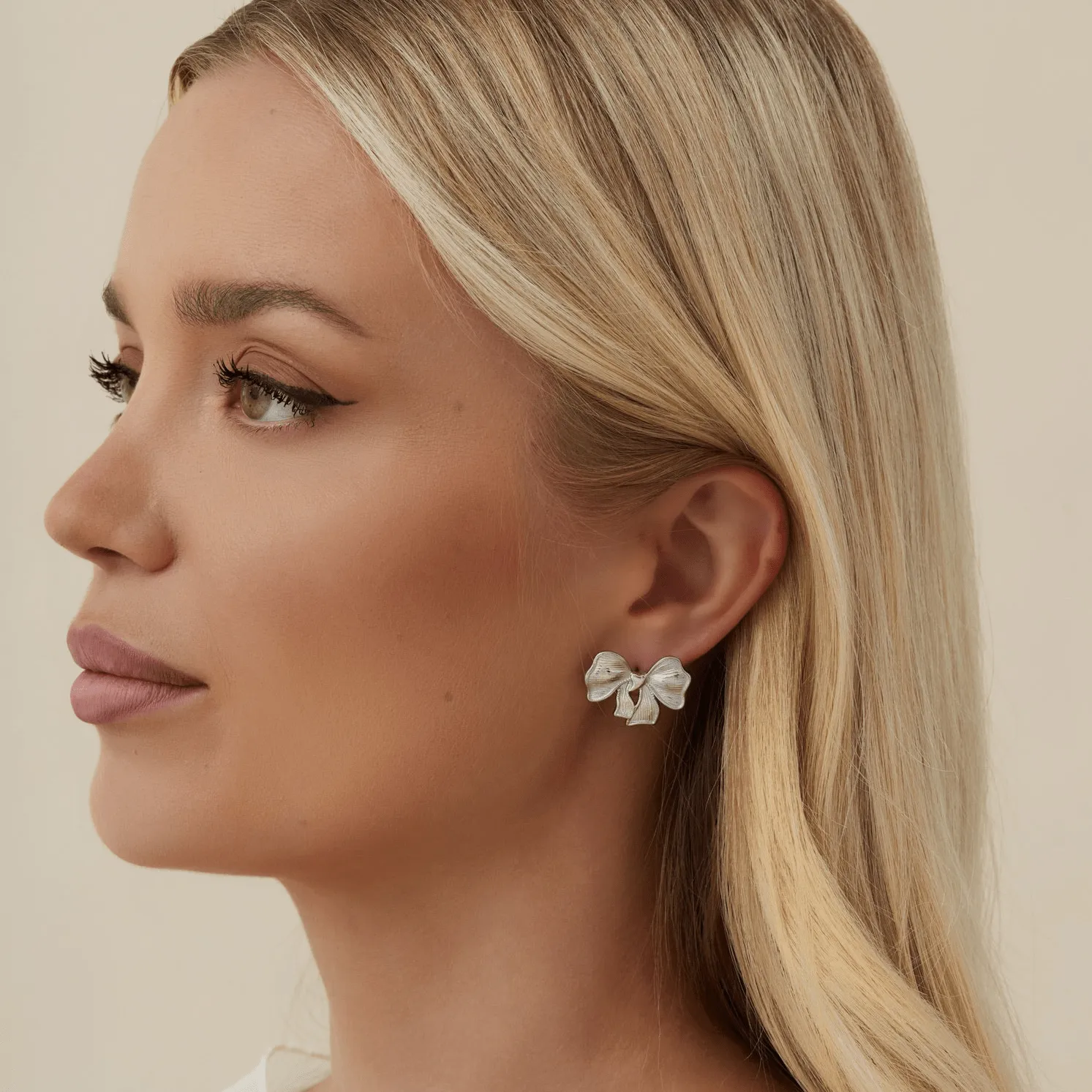 Marci Bow Stud Earrings