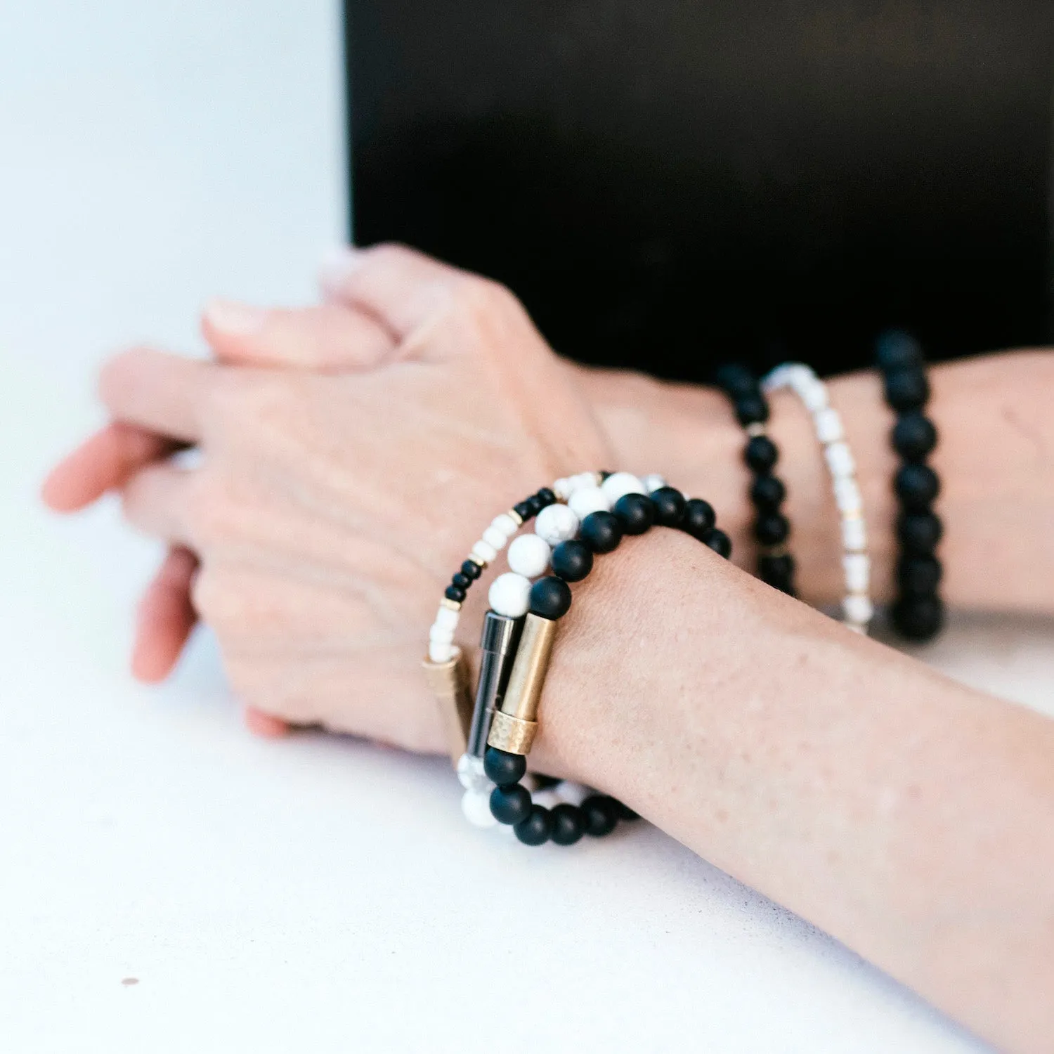 Matte Black Onyx Intention Bracelet