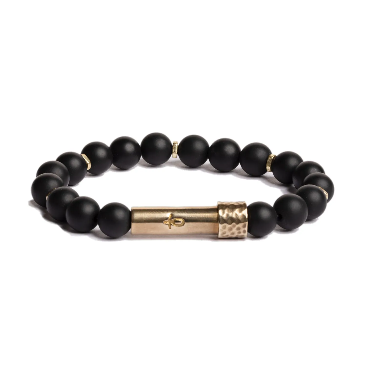 Matte Black Onyx Shine Intention Bracelet