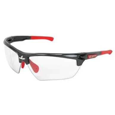 MCR Safety Dominator DM3 Gun Metal Frame Glasses DM131 (12/box)