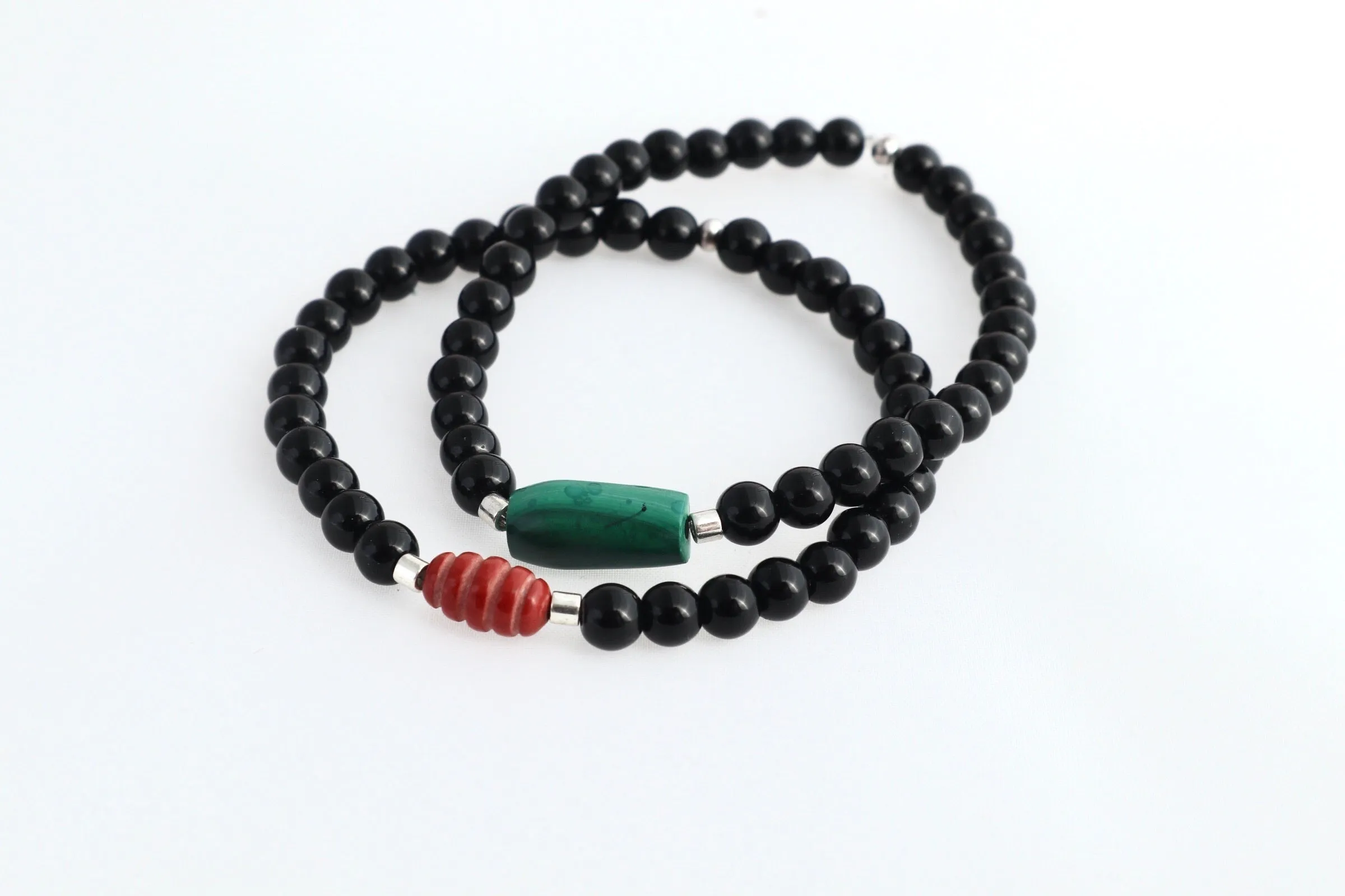 Men’s/Unisex Malachite Bracelet