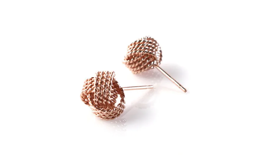 Mesh Stud Earrings