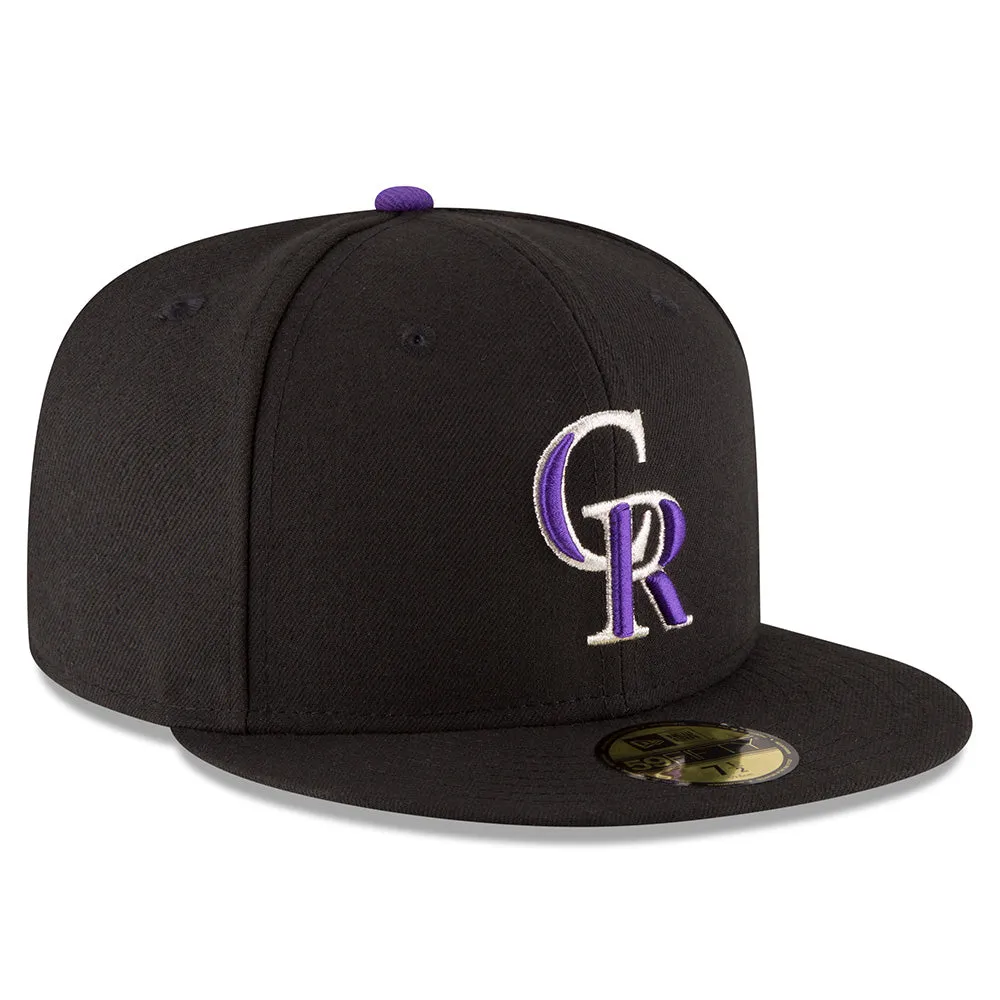 MLB Colorado Rockies New Era Authentic Collection Home On-Field 59FIFTY Fitted Hat