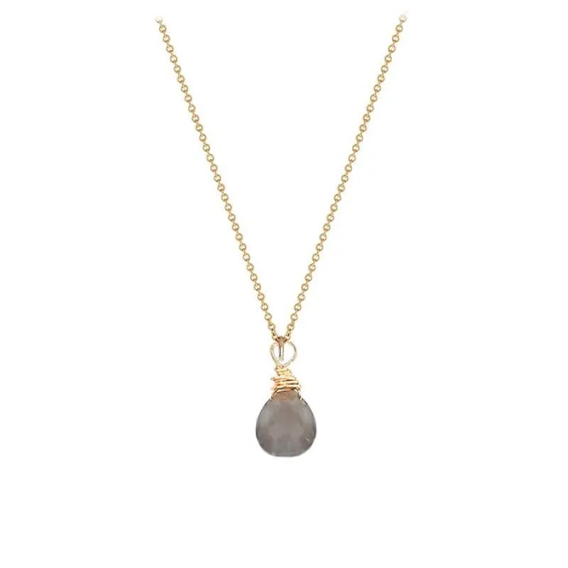 Moonstone Droplette Necklace