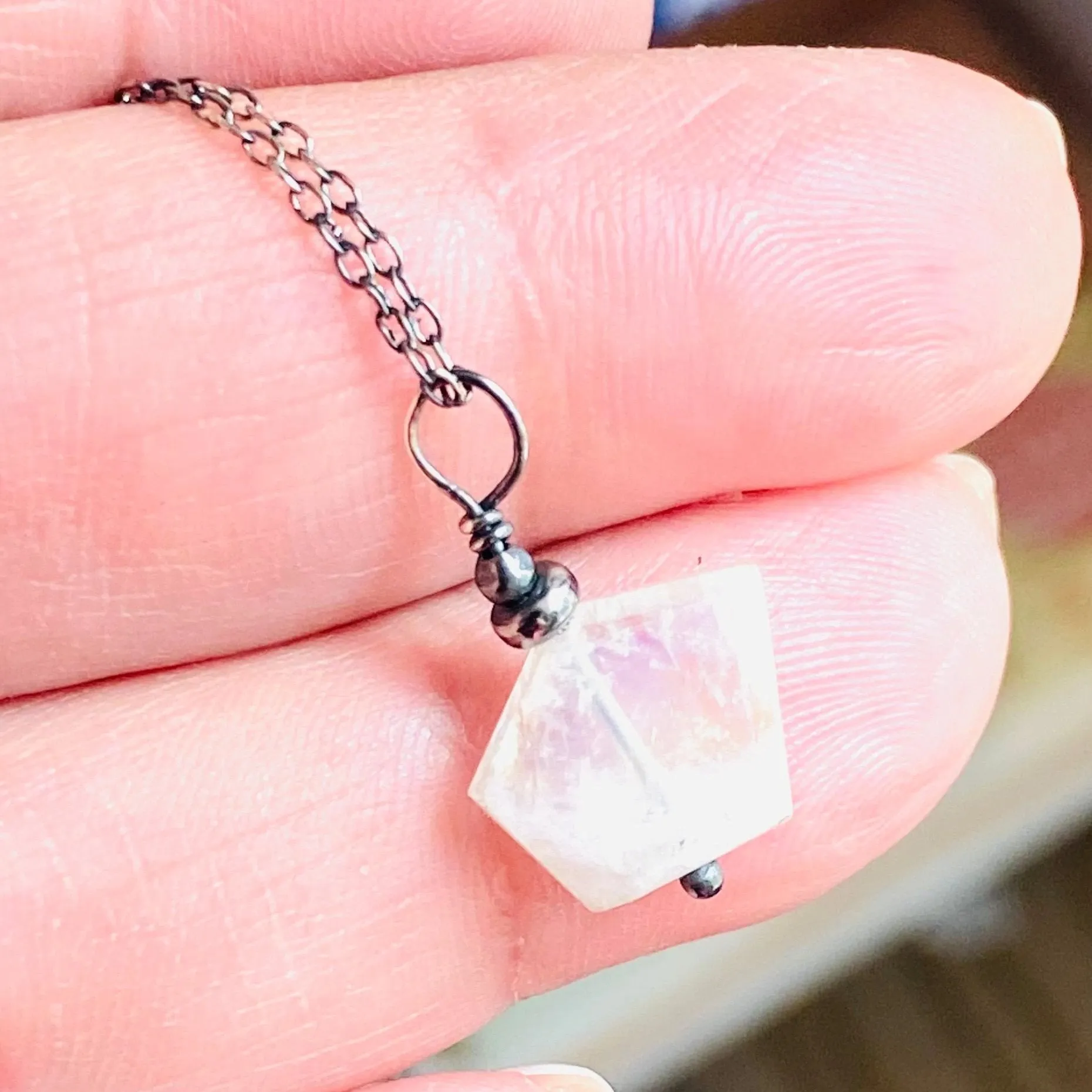 Moonstone Necklace, Gemstone Necklace, Moonstone Necklace