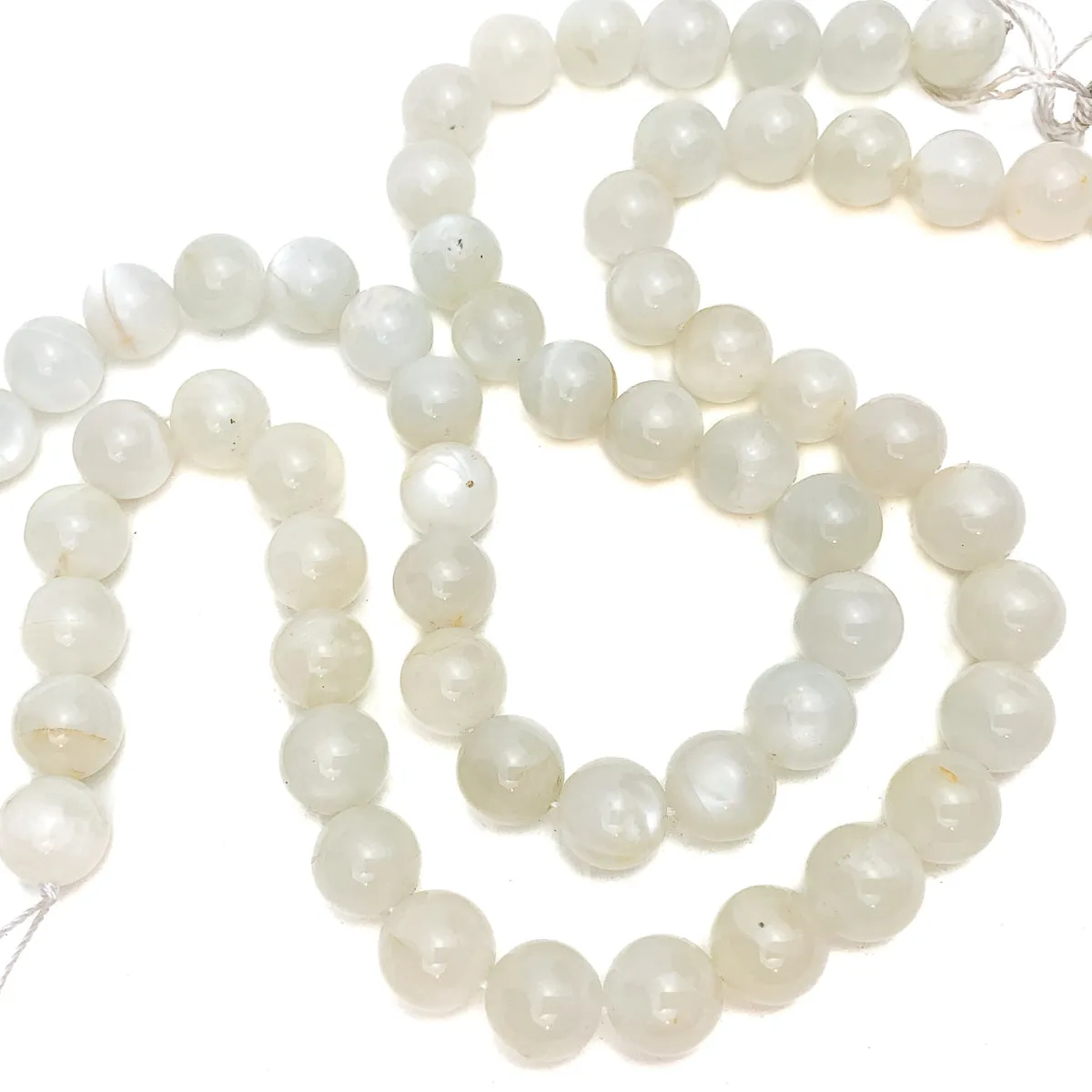 Moonstone Sri Lanka 12mm Smooth Rounds Bead Strand