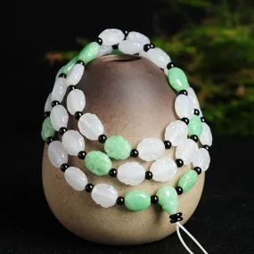 Natural Jade Bracelet Jadeite Arhat Bracelet BT30