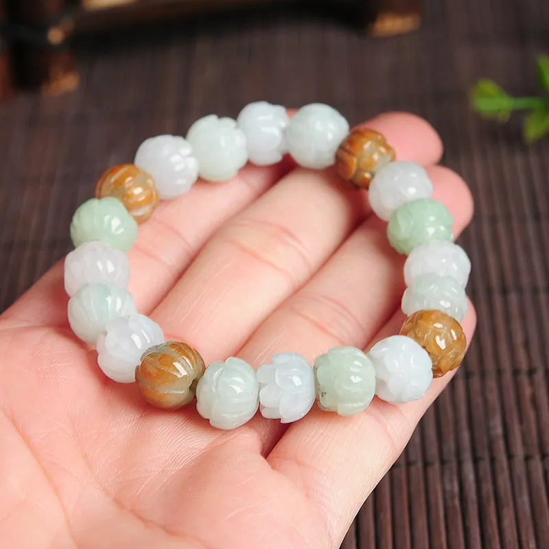 Natural Jade Bracelet Jadeite Bracelet WB24