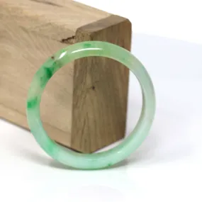 Natural Jadeite Jade Bangle Bracelet ( 53 mm) #442