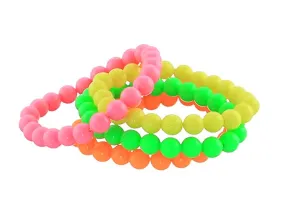 Neon Beaded Bracelets