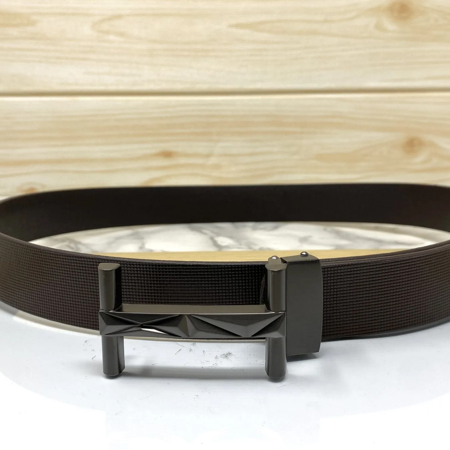 New Arrival H- Pattern Formal and Casual Leather Strap Belt-JonasParamount