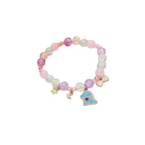 New Cute Cartoon Bunny Colorful Beaded Bracelet Female Student Children Gift Cross-Border Sold Jewelry Bracelet