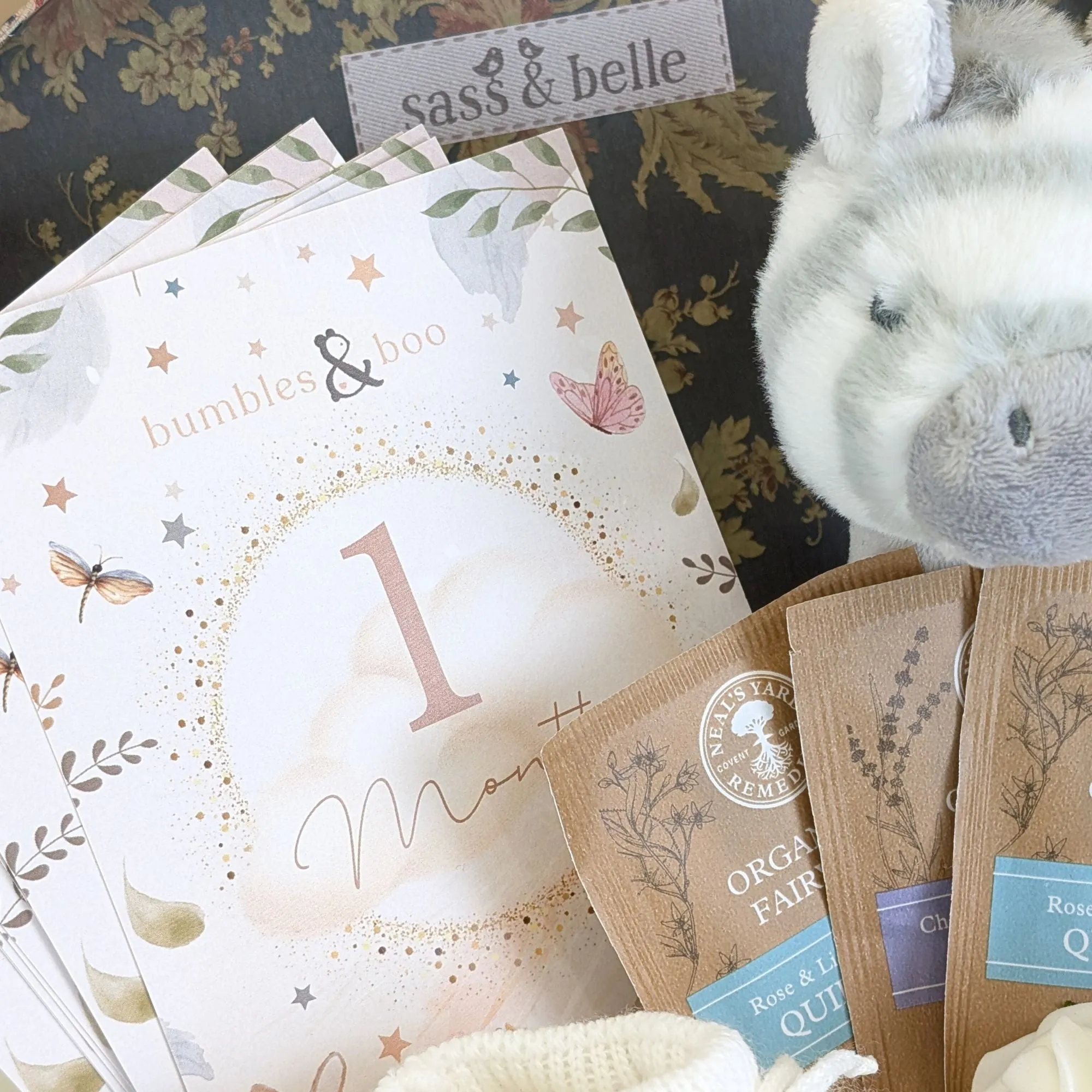 New Mum & Baby Silver Keepsake Gift Hamper Tiny Toes