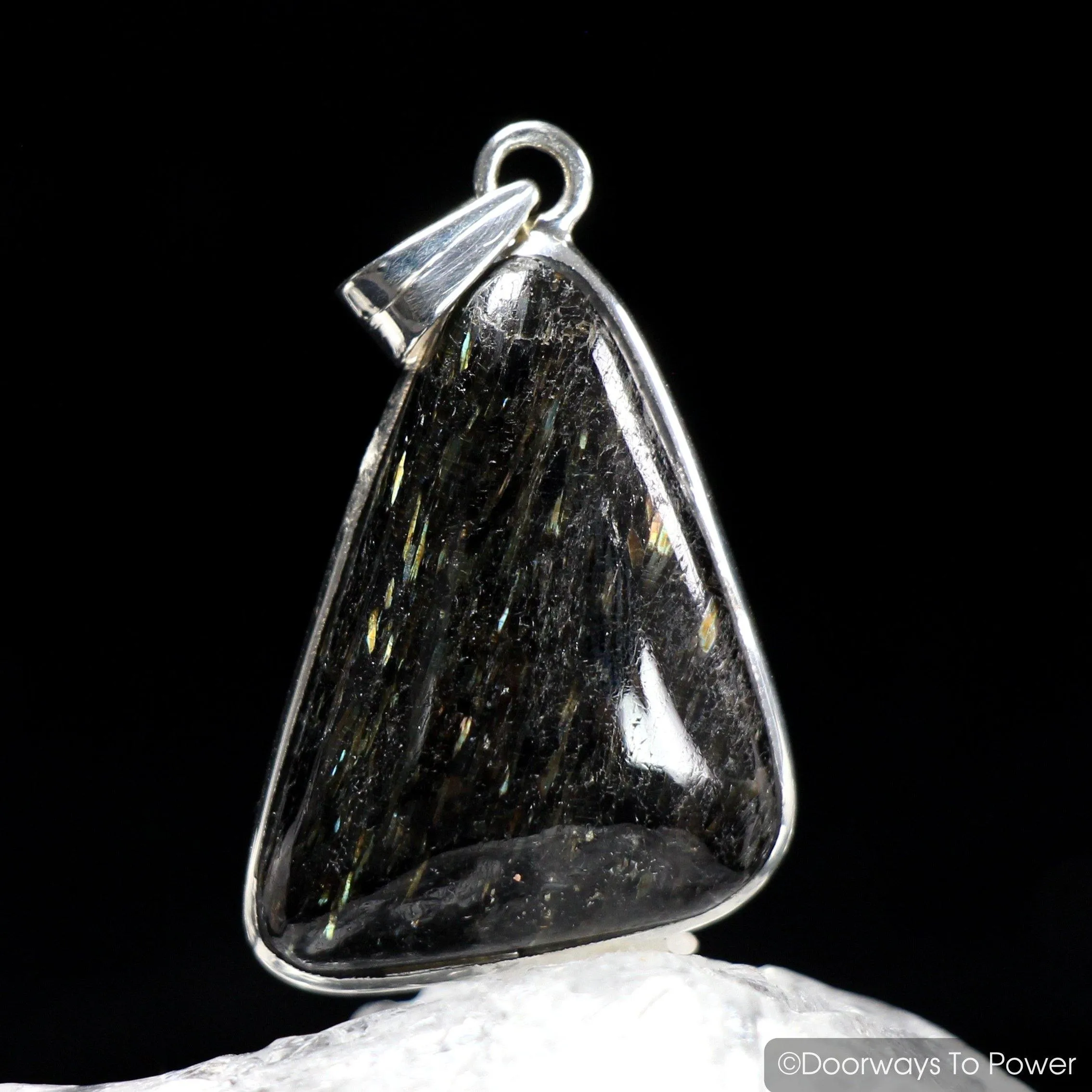 Nuummite Crystal Pendant * Very Rare * Mine is Closed A    