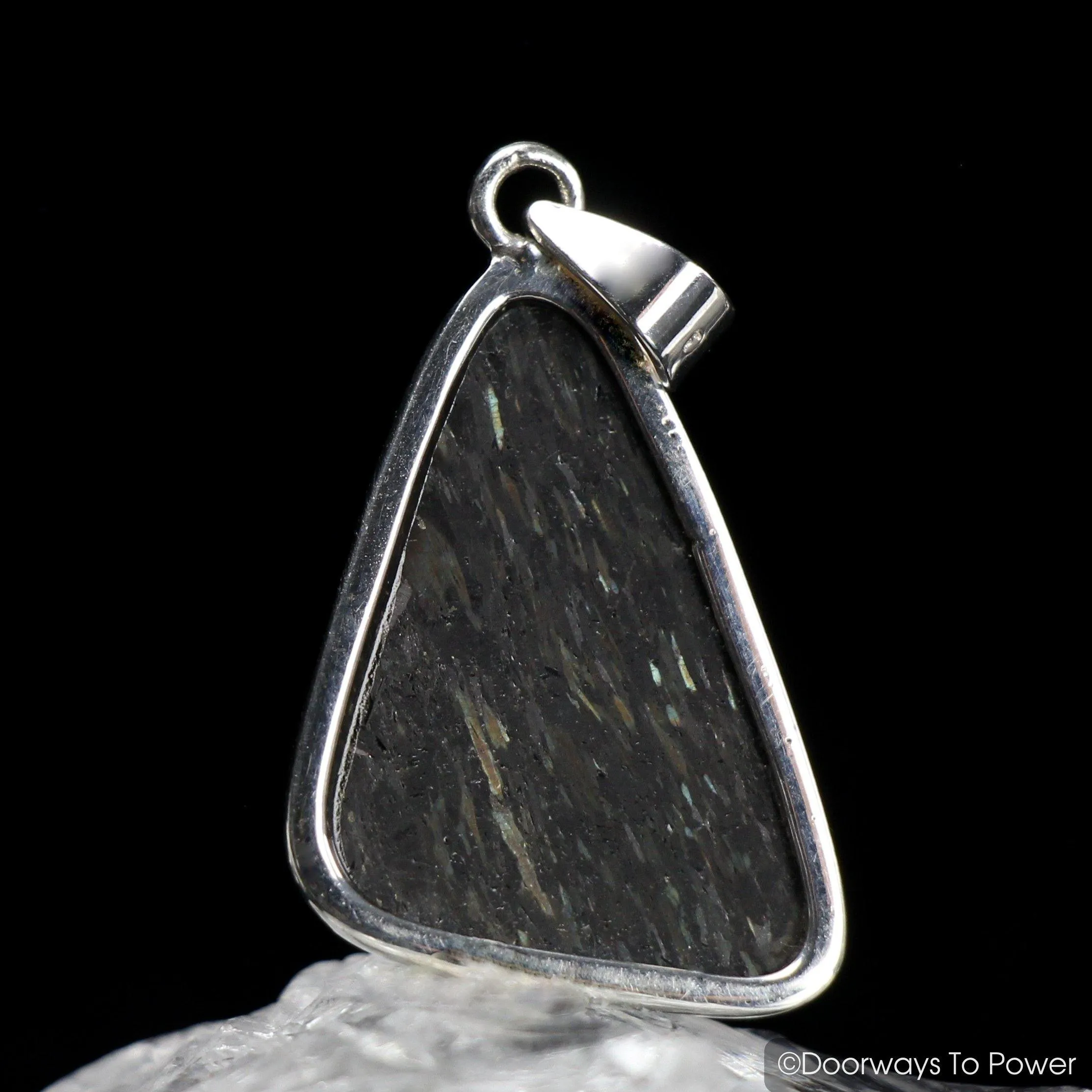 Nuummite Crystal Pendant * Very Rare * Mine is Closed A    