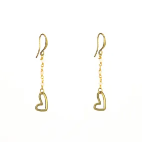 Open Heart Earrings