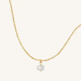 Opulent White Moonstone Necklace - Stone of Hope