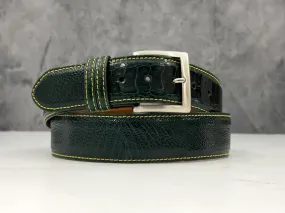 Ostrich Shin Belt: Augusta