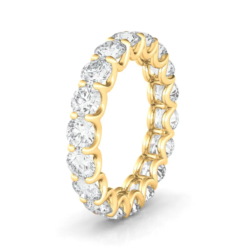 Petite Round Cut Diamond Eternity Band