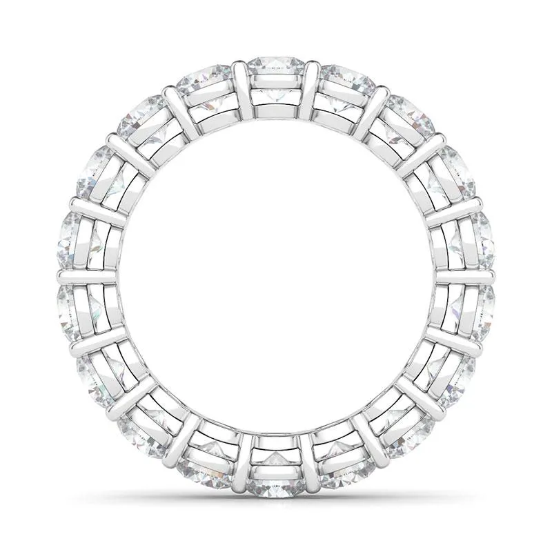 Petite Round Cut Diamond Eternity Band