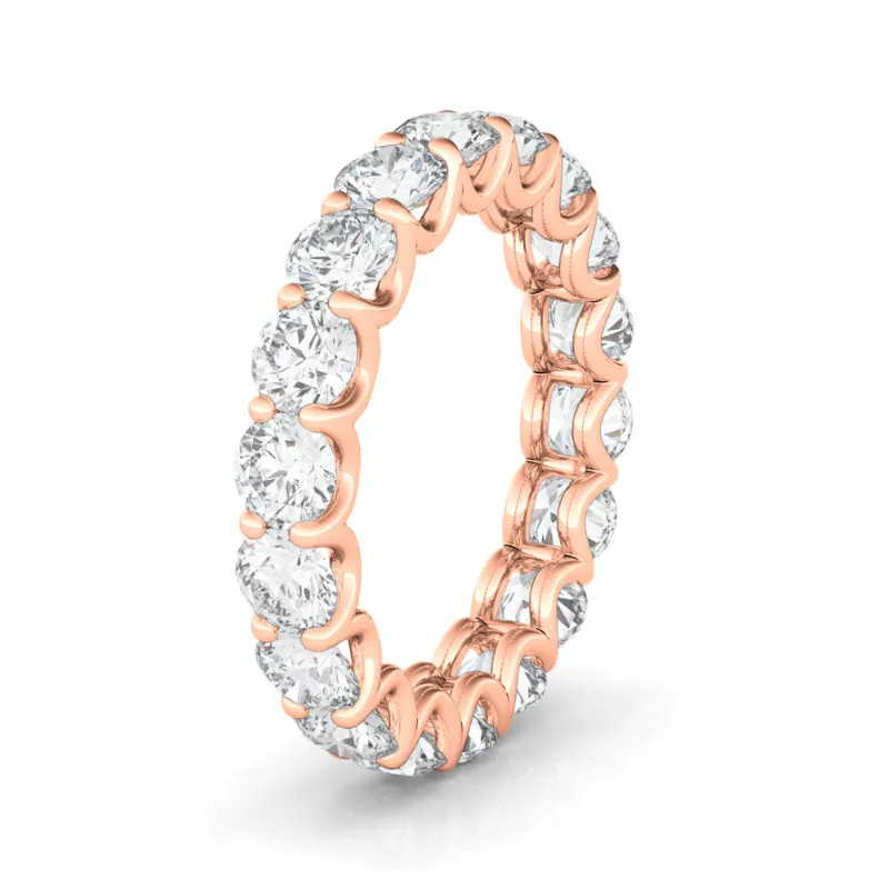 Petite Round Cut Diamond Eternity Band