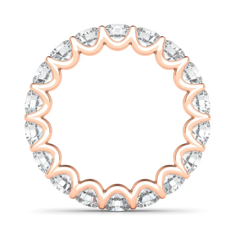 Petite Round Cut Diamond Eternity Band