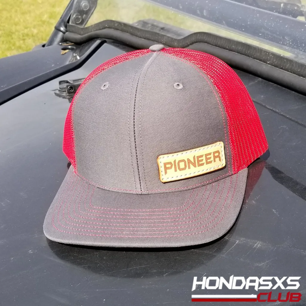 Pioneer Leather Badge Cap - NEW, Limited stock!