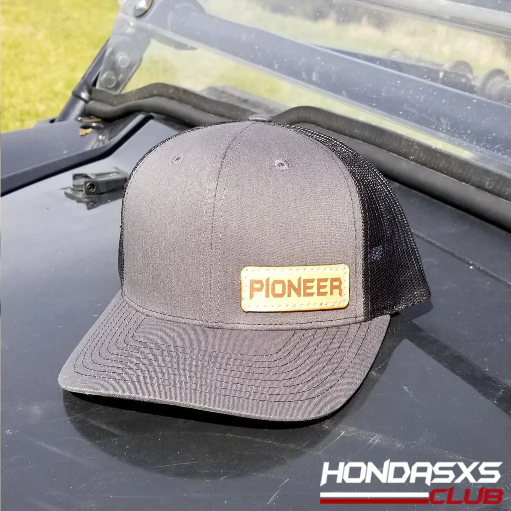 Pioneer Leather Badge Cap - NEW, Limited stock!