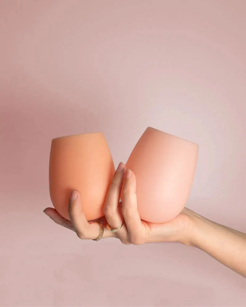 Porter Green Fegg Silicone Glasses - Peach   Petal