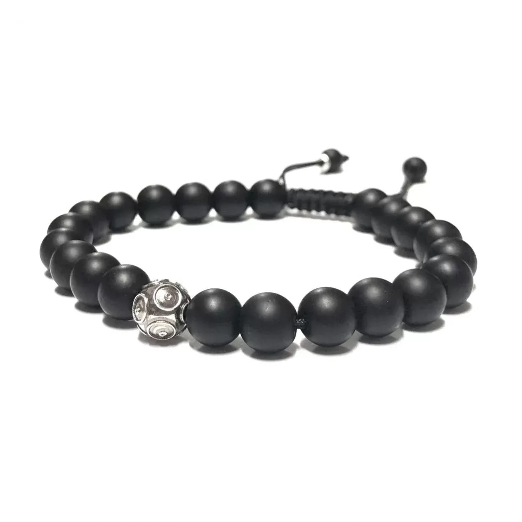 Portugal Jewels - Bracelet Conta in Silver and Onyx