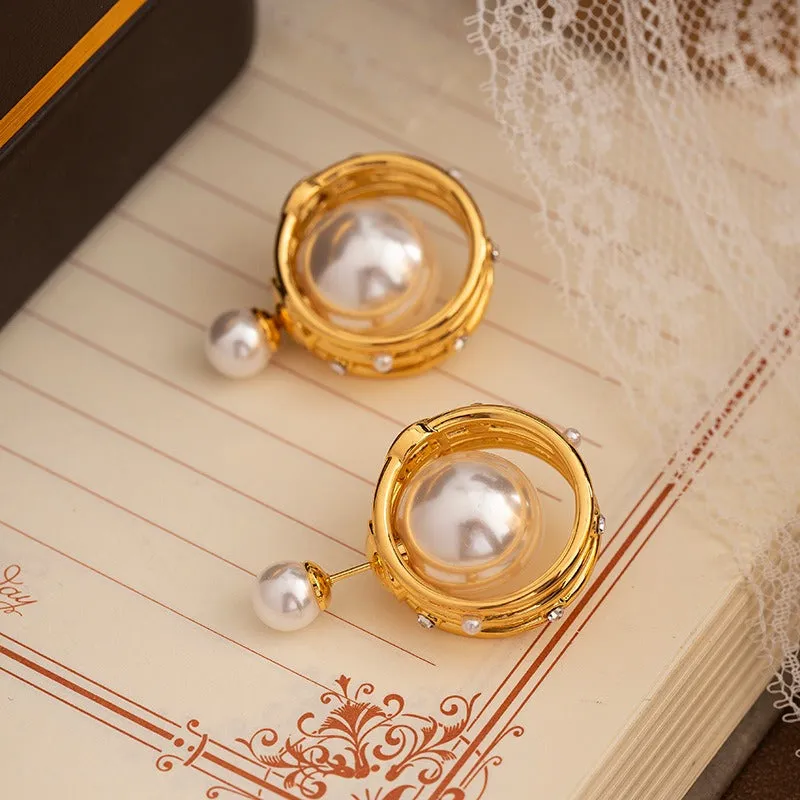 Pre Order:  Retro Circular High-End Stud Earrings