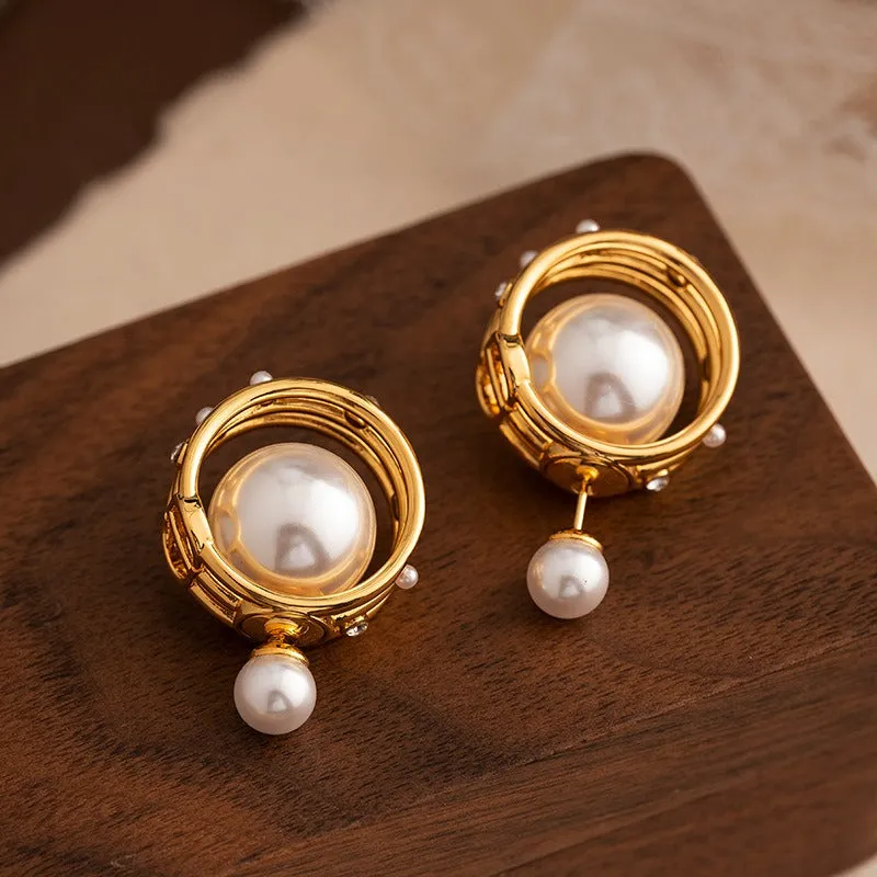 Pre Order:  Retro Circular High-End Stud Earrings