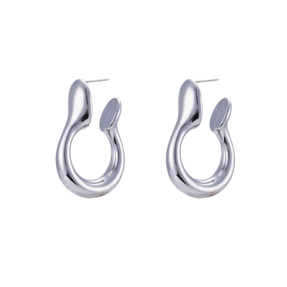 Pre Order:  Stainless Steel Hollow Earrings