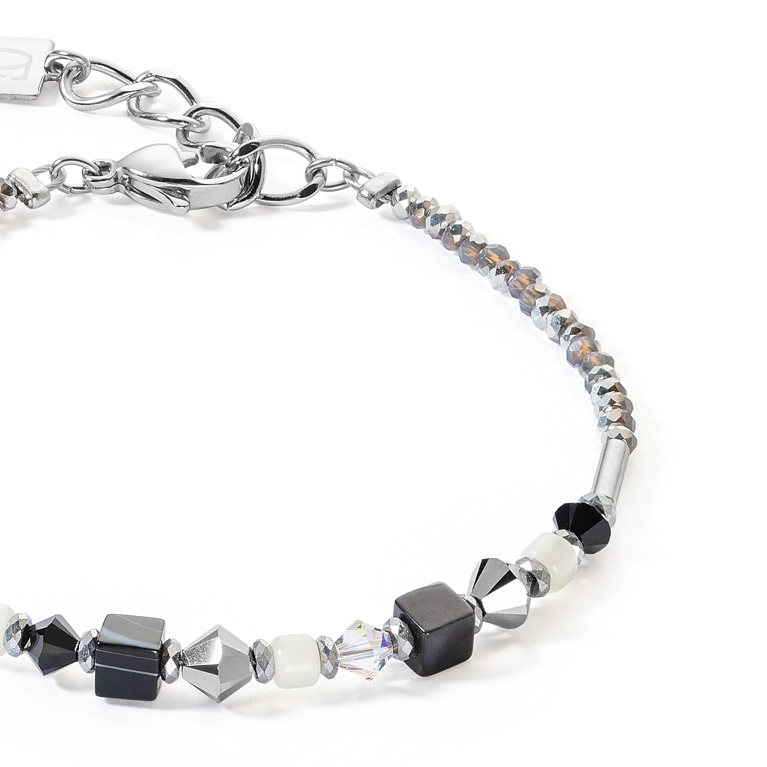 Princess Shape Mix bracelet black-white