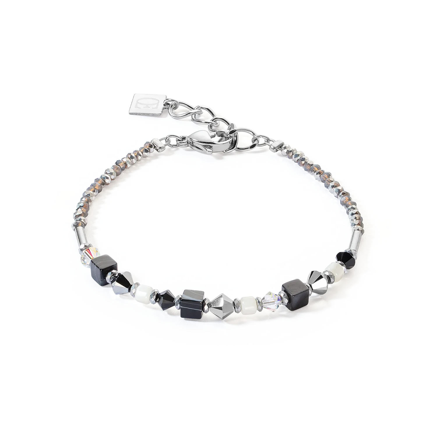 Princess Shape Mix bracelet black-white