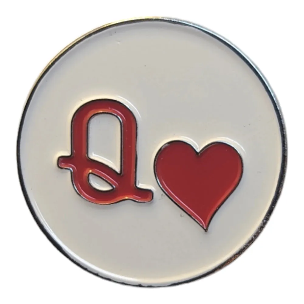 Queen Of Hearts | Magnetic Hat Pin