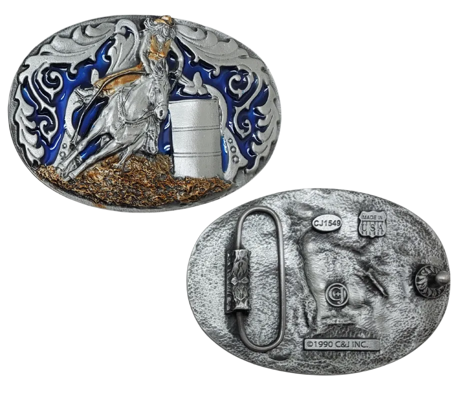 "Barrel Racer" Belt Buckle