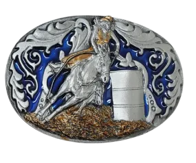 "Barrel Racer" Belt Buckle