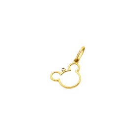 Real Gold Mickey Mouse Pendant 0222 P 1932