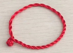 Red Rope Custom Paracord Bracelet