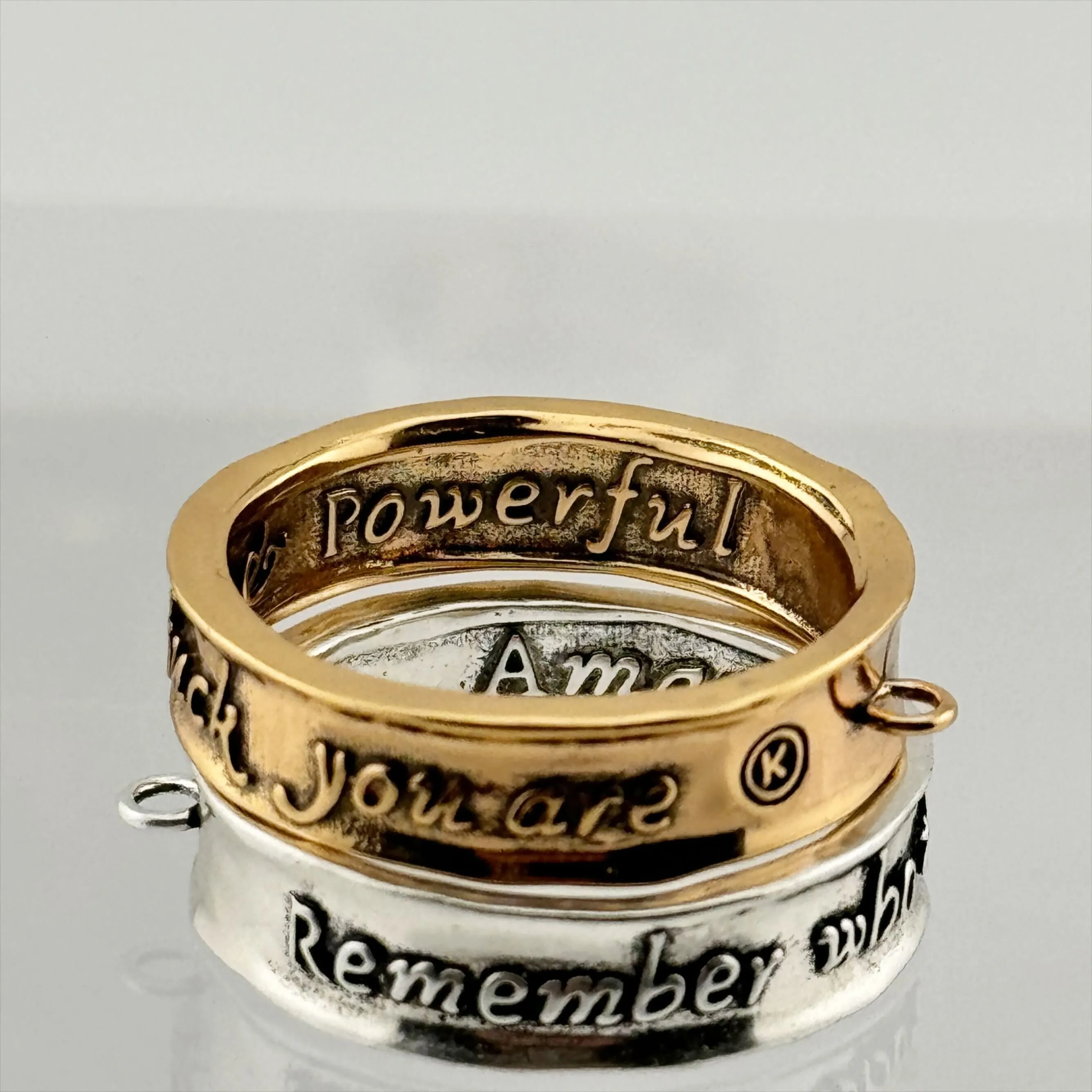 REMEMBER WHO THE FUCK YOU ARE (AMAZING & POWERFUL) | RING | Original Necklace