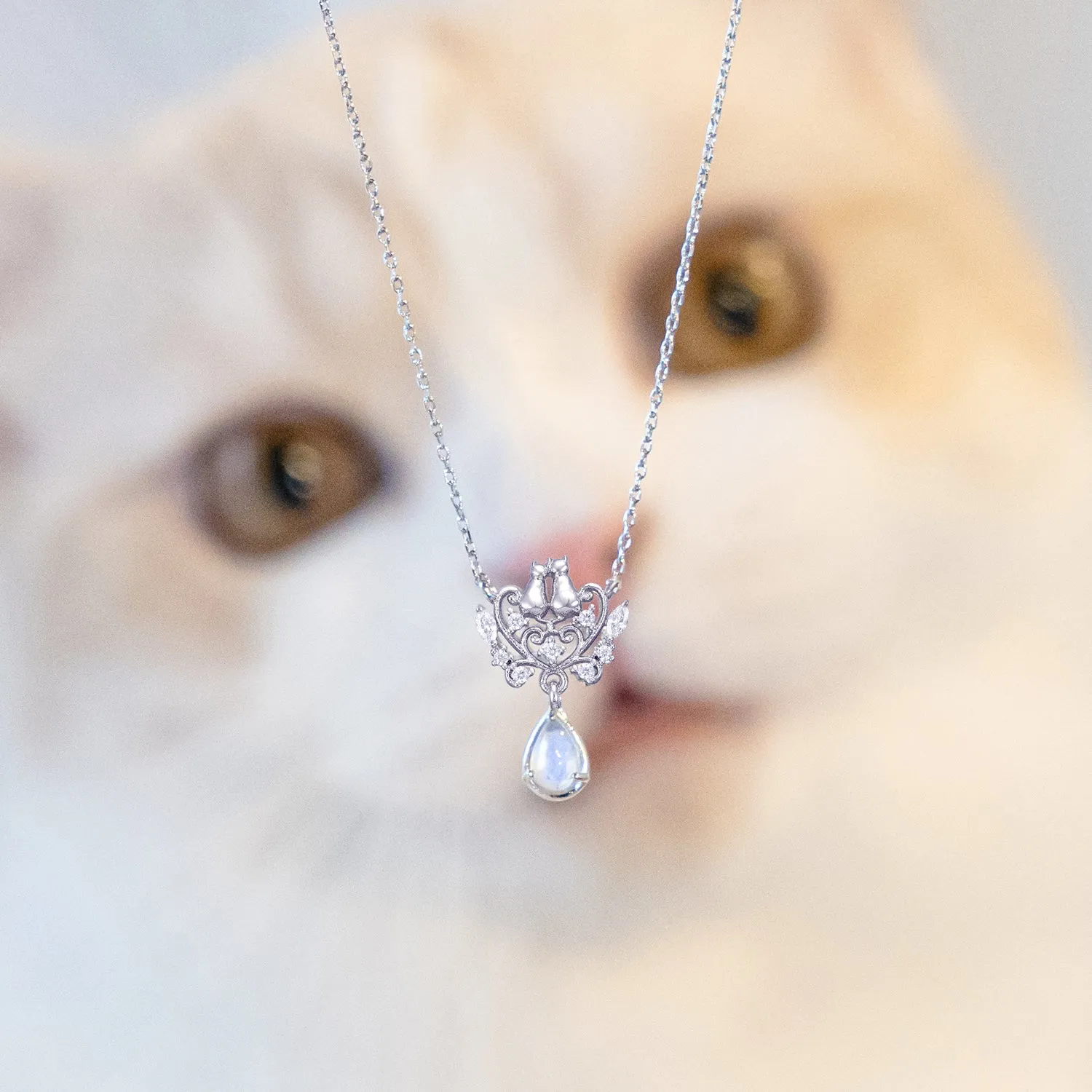 Romantic Cat Necklace