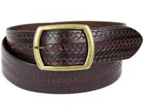 Rope Wide Leather Belt