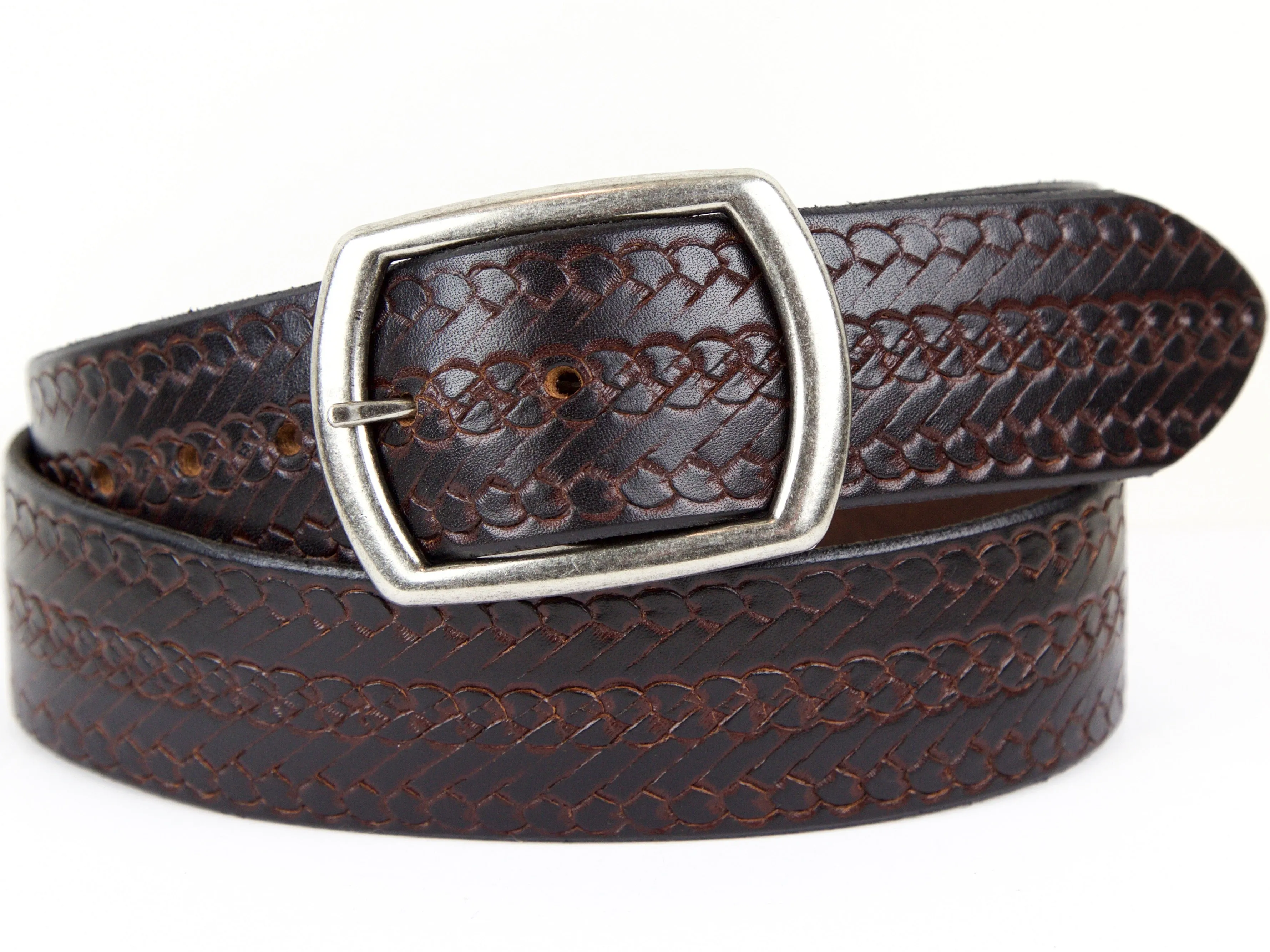 Rope Wide Leather Belt