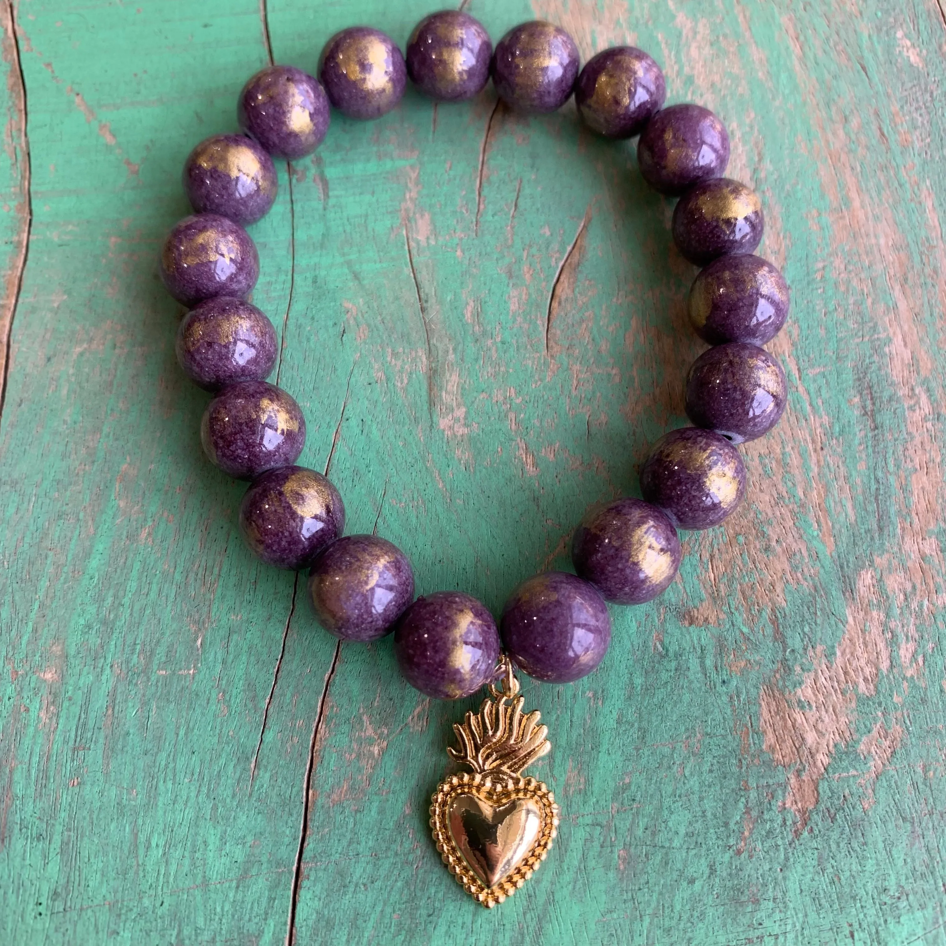 Royal Sacred Heart Bracelet