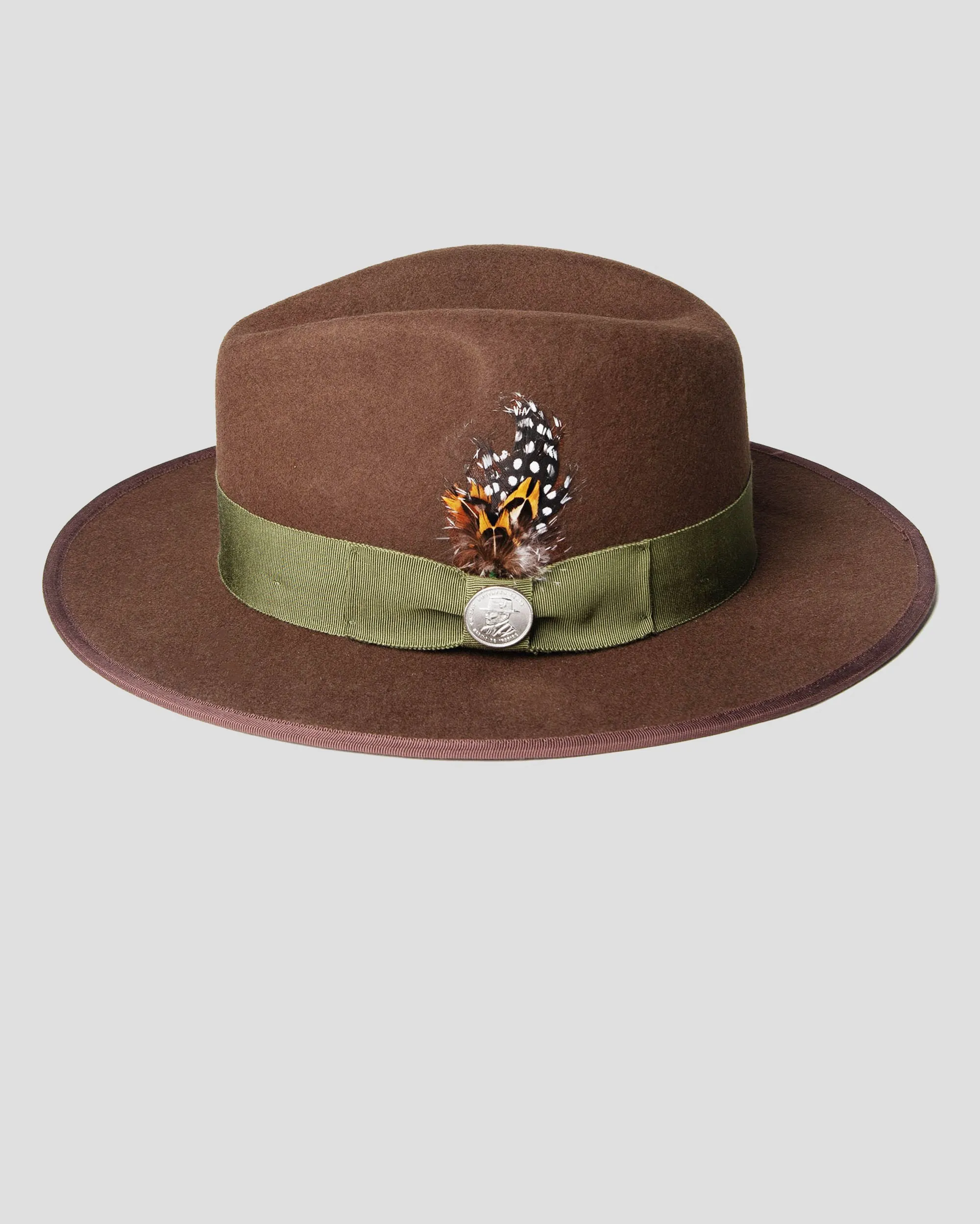 SG James Fedora Hat – Brown