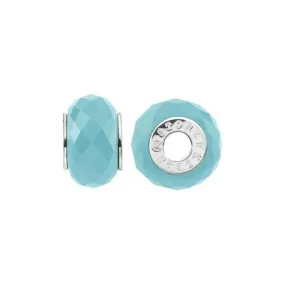 Silver & Blue Jade Charm S434BUB