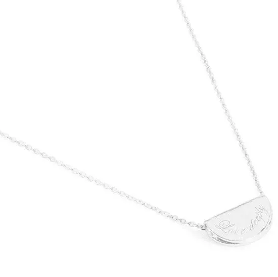 Silver Love Deeply Necklace