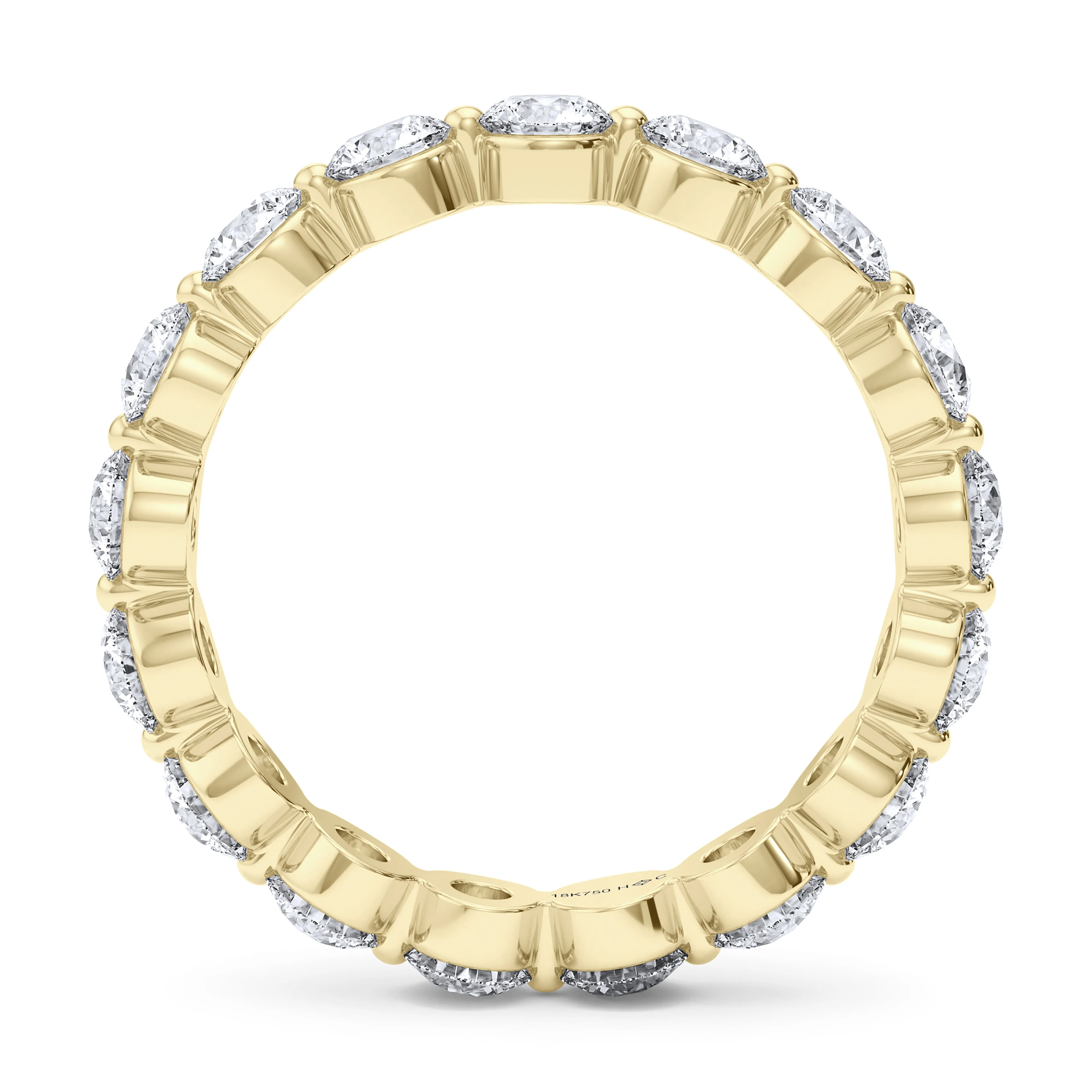 Single Prong Diamond Eternity Band